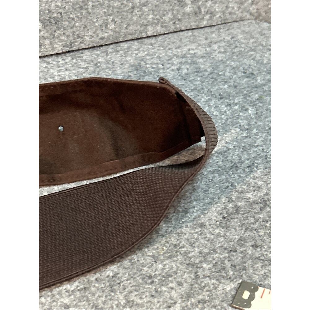 Vintage Women’s Belt Size 12 Wide Dark Brown Suede Elastic Jessica Howard - Picture 11 of 12